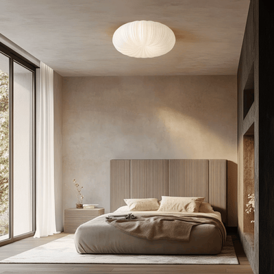 Translation missing: de.Kupa Sculptural Cream Flush Mount LED Ceiling Light, Fixtures