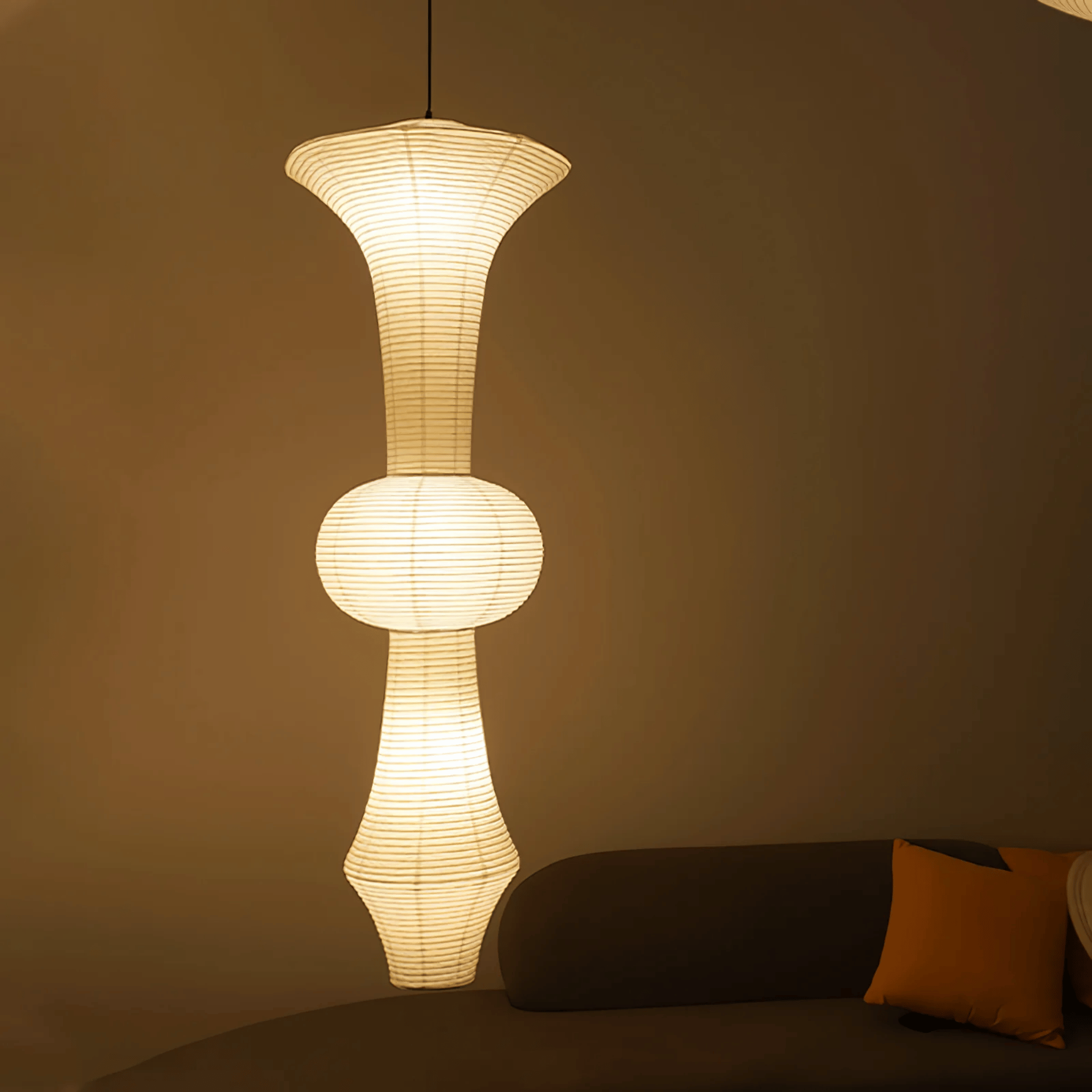 Kvara Washi Paper Pendant Light for Japandi - Skonne, Ceiling Fixtures, Nordic