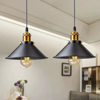 Translation missing: de.Kveld Industrial Iron Pendant Light Vintage Style, Ceiling Fixtures, Retro Lamp for Loft Spaces