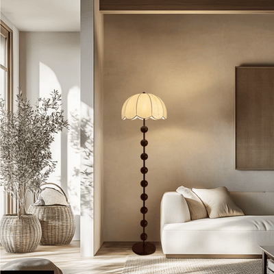 Translation missing: de.Kveld Nordic Mushroom Floor Lamp Warm Ambient Glow, Lamps, Scandinavian Walnut