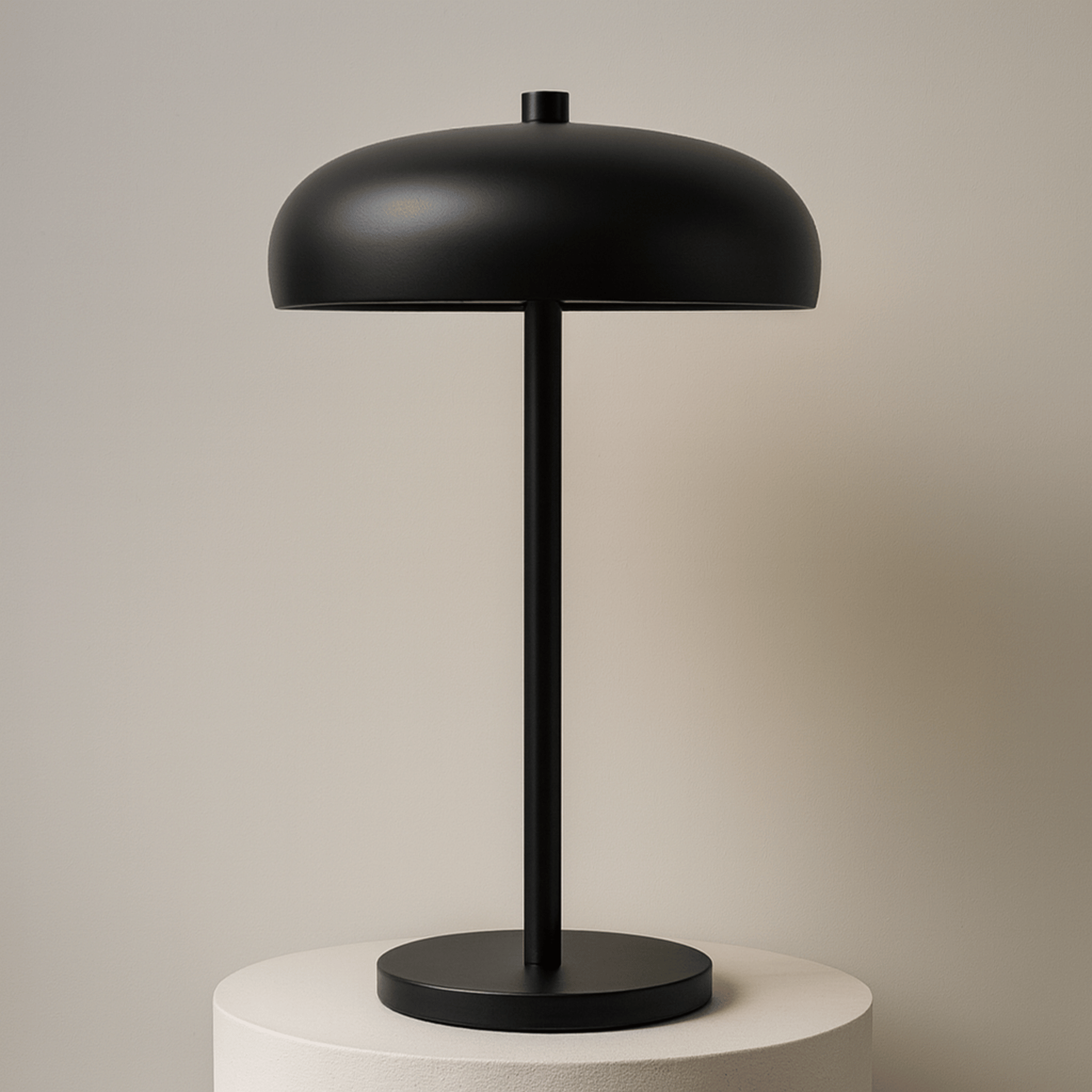 Black, Table Lamps, Kvella Rechargeable Dimmable Iron Touch Lamp