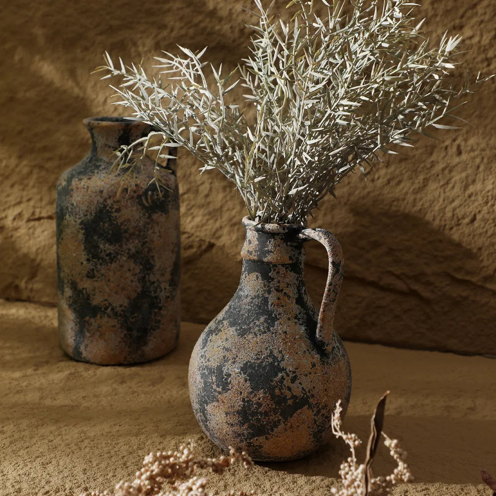 Rustic Nordic Ceramic Vase for Dried Pampas Grass, Vases, Leira Earthenware Flowers