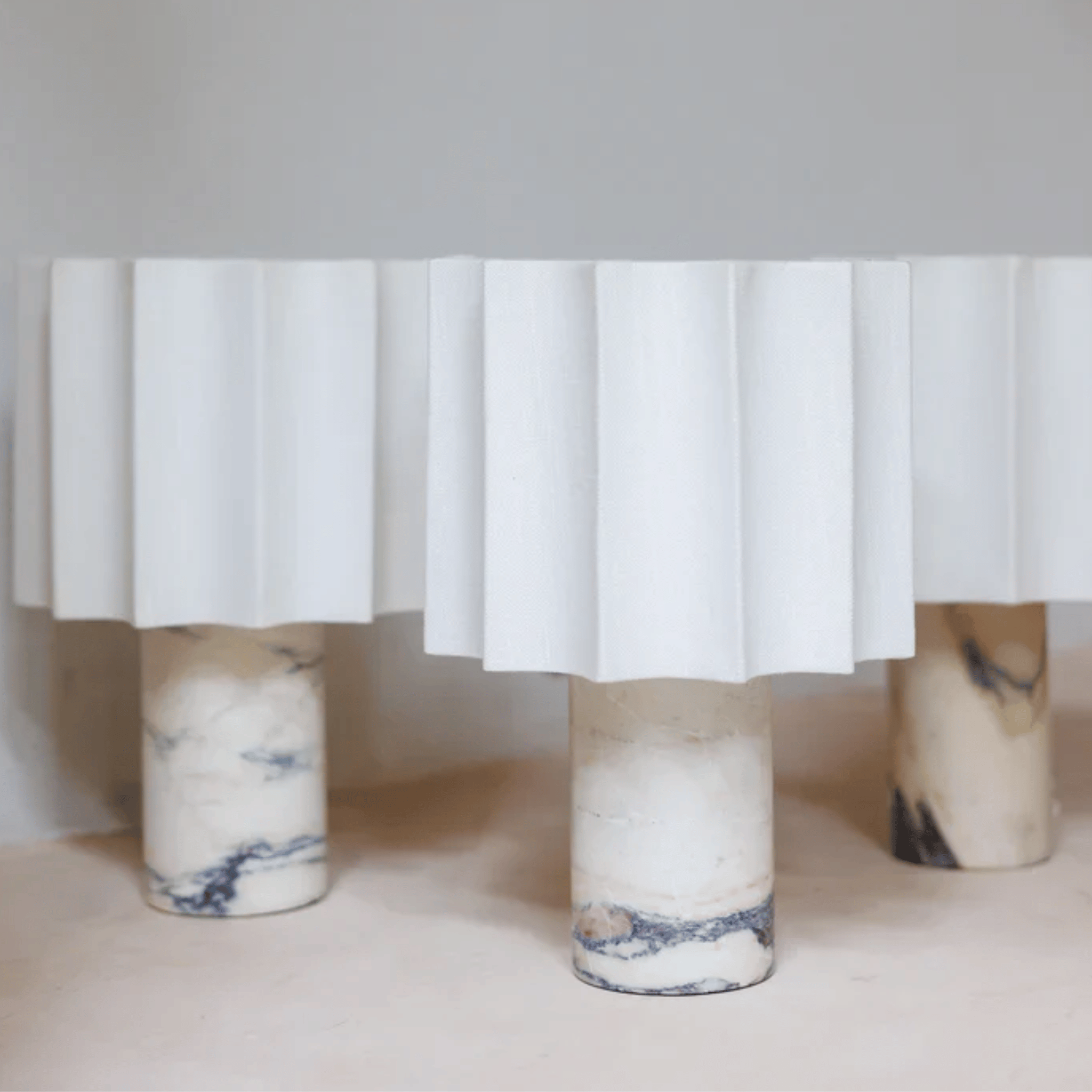 Lyssten Nordic Marble Table Lamp with USB Charging, Lamps, Dimmable Touch