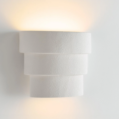 Translation missing: de.Lysvei Minimalist Gypsum Wall Sconce Light Fixture, Fixtures, Hand-Finished