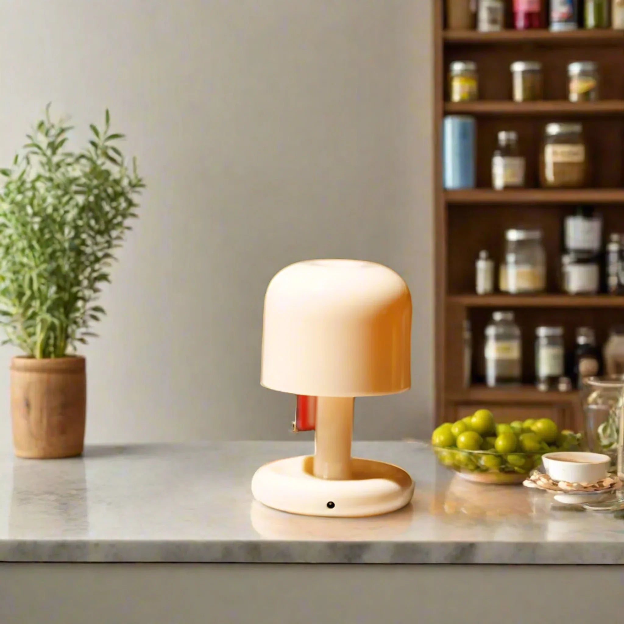 Mykla Mini Mushroom Lamp - Dimmable USB Night Light, Table Lamps, Rechargeable