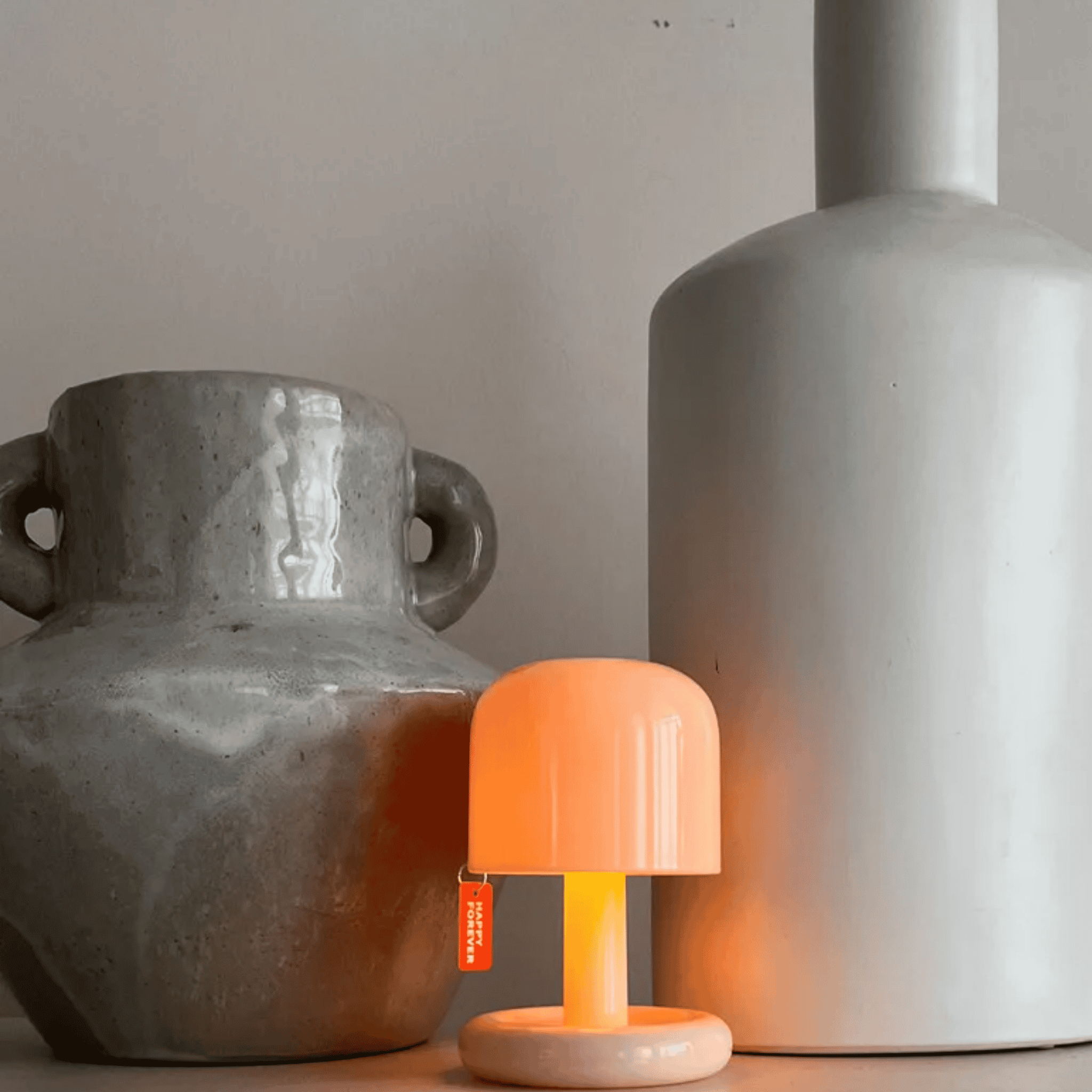 Mykla Mini Mushroom Lamp - Dimmable USB Night Light, Table Lamps, Rechargeable