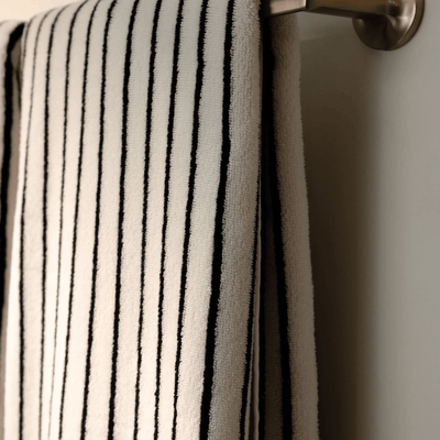 Translation missing: de.Soft Retro Stripe Cotton Towel — Face & Bath Set, Towels, Randvik Combed Striped