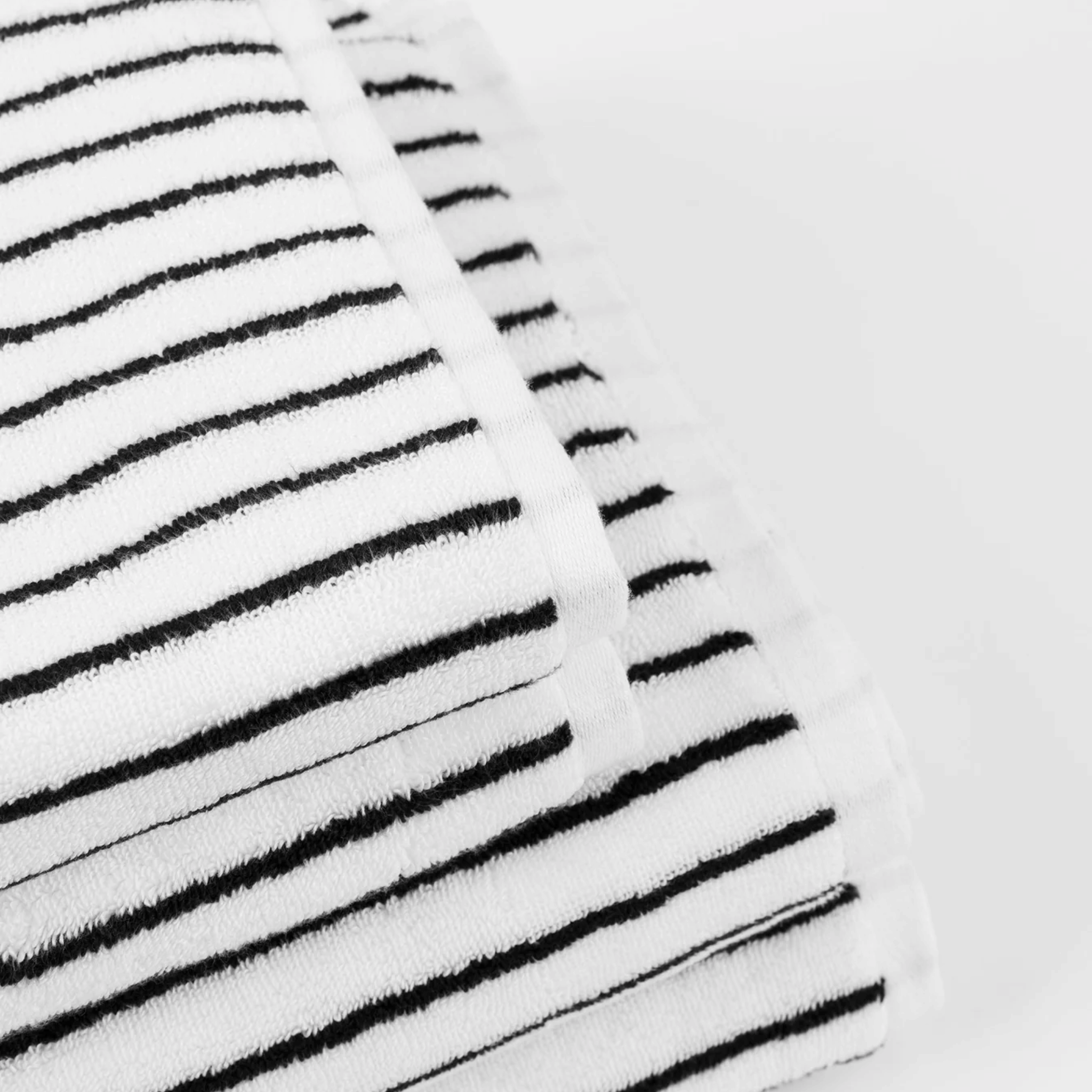 Soft Retro Stripe Cotton Towel — Face & Bath Set, Towels, Randvik Combed Striped
