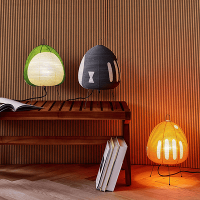 Translation missing: de.Shiro Rice Paper Lamp Minimalist Ambient LED Decor, Table Lamps, Nordic