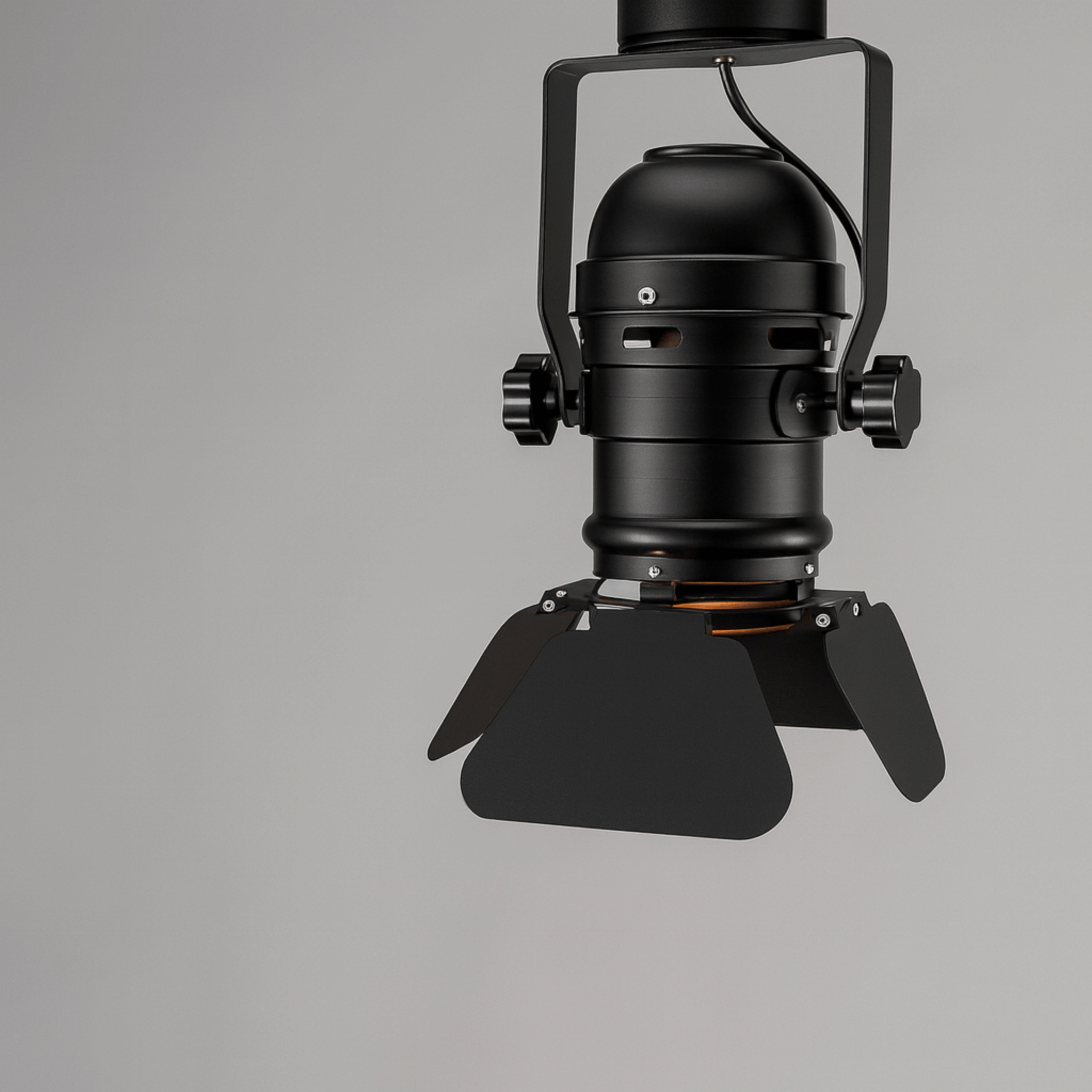 Skena Vintage Barn Door Ceiling Spotlight | Skonne, Light Fixtures, Iron