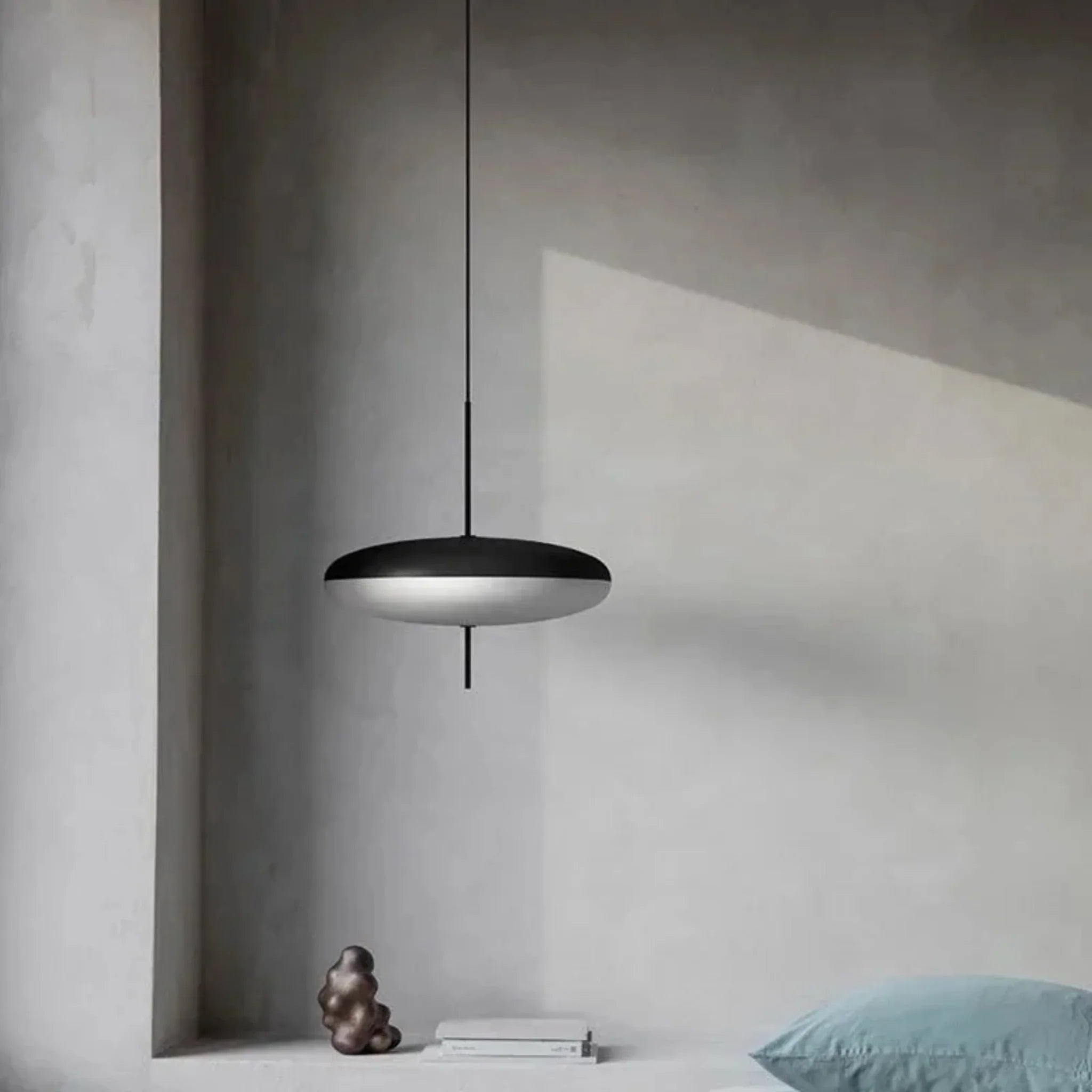 Skiva Nordic LED Ceiling Pendant Light for Dining Room, Fixtures, Saucer
