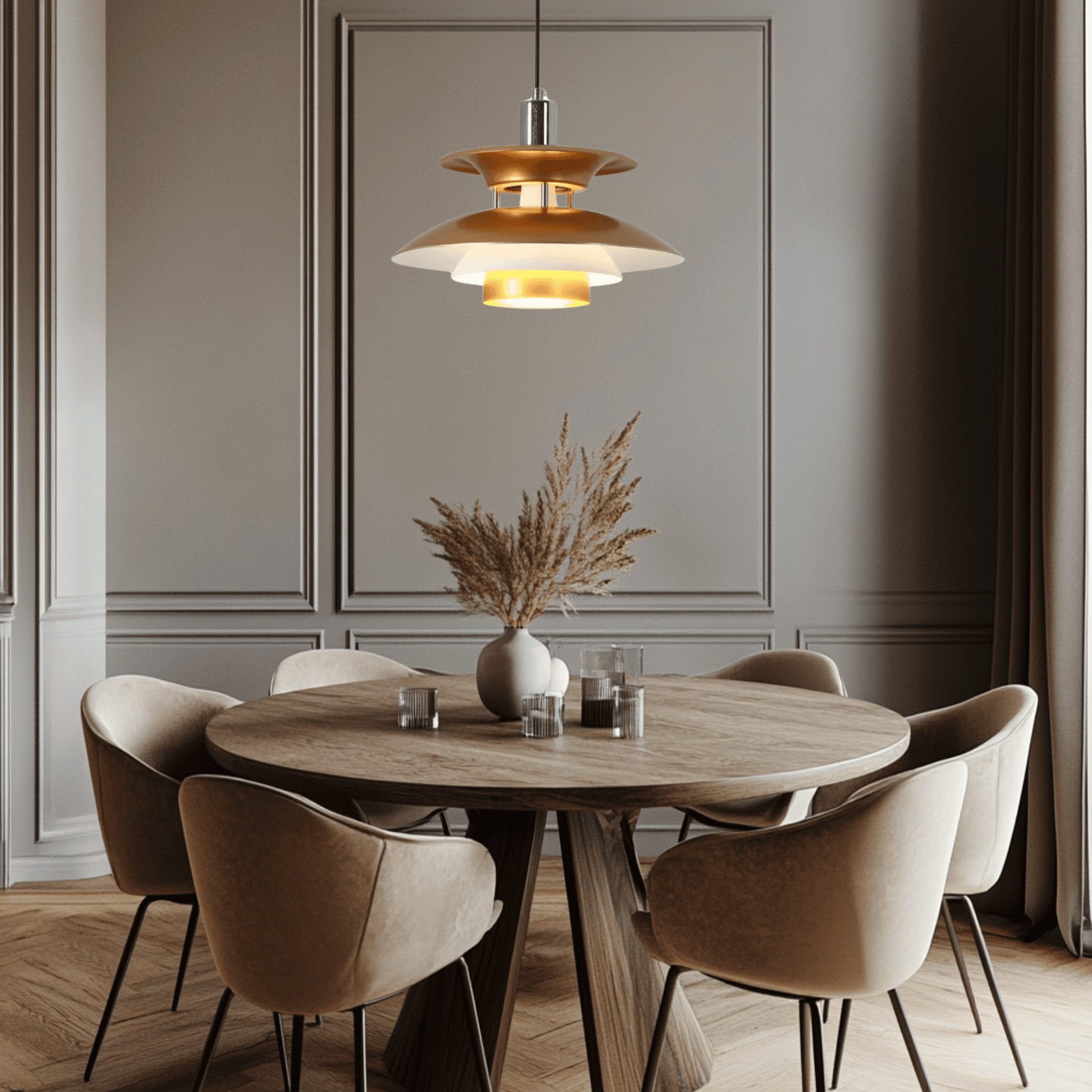 Danish UFO Pendant Light Modern Scandinavian Style, Blue, Ceiling Fixtures, Skive Metal Colorful