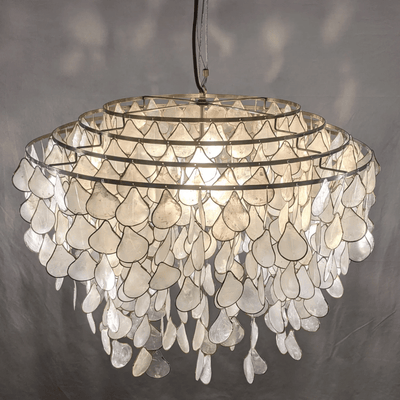 Translation missing: de.Skjelva Shell Chandelier Nordic Retro Pendant Light, Medium / Warm light 3000K, Chandeliers