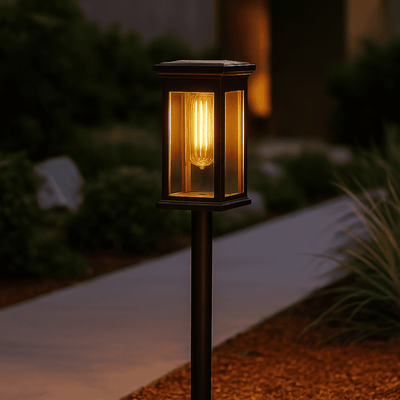 Translation missing: de.Solsti Solar Outdoor Path Lights 2700K Warm White, 2 Pack, Landscape Pathway Lighting, Garden
