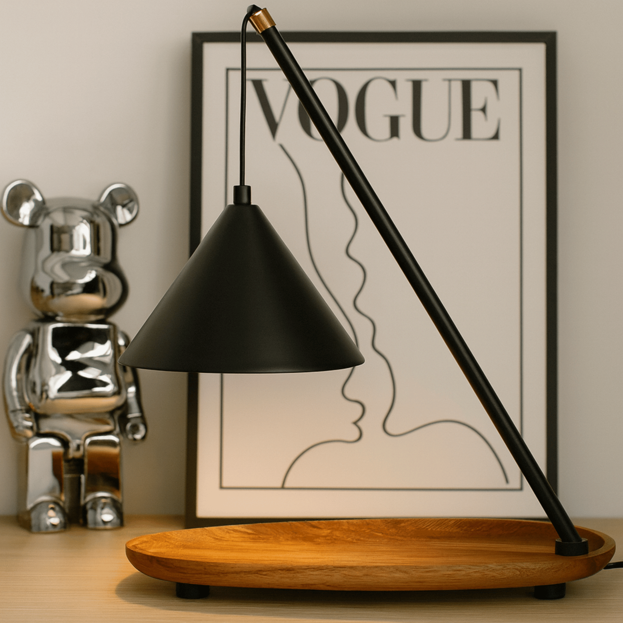 Metal Candle Warmer Lamp Nordic Ambient Table, Lamps, Solvar Light