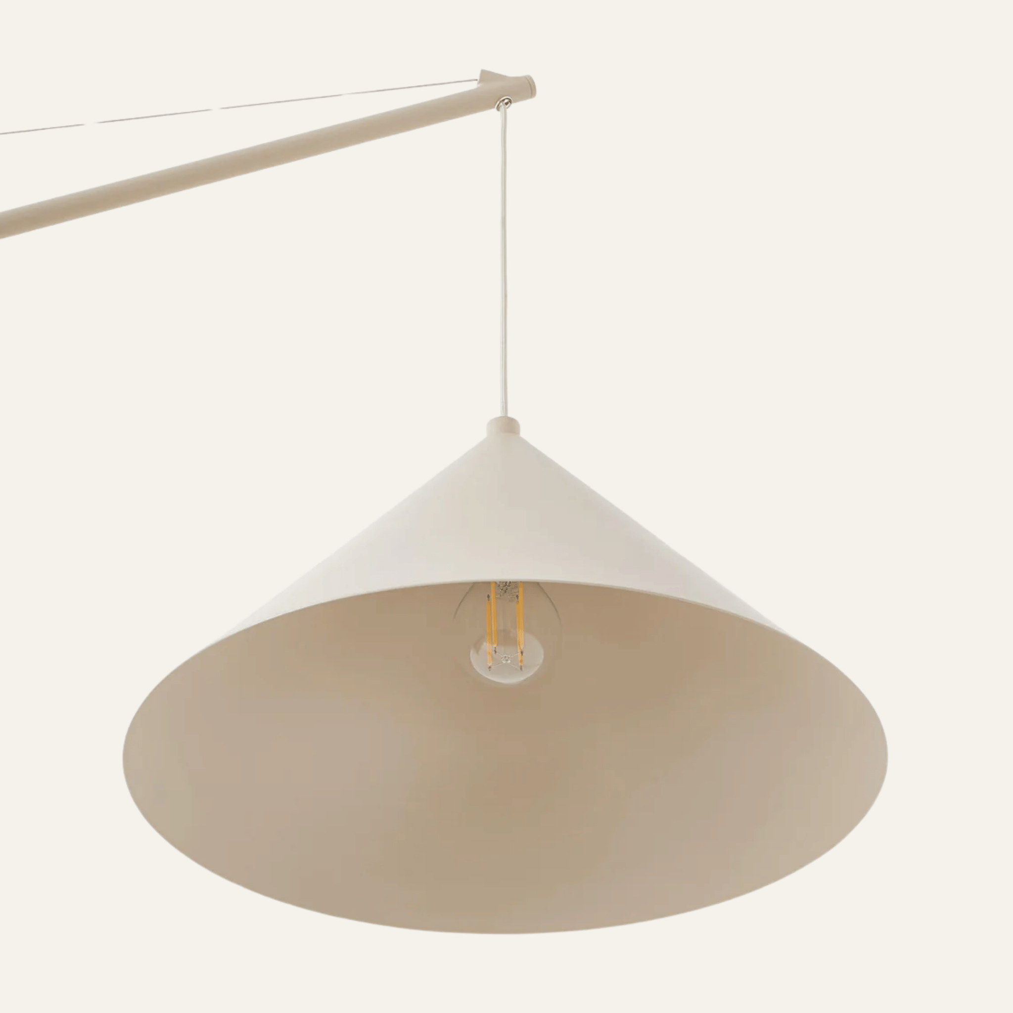 Solvei LED Arc Floor Lamp with Natural Stone Base, Lamps, Modern