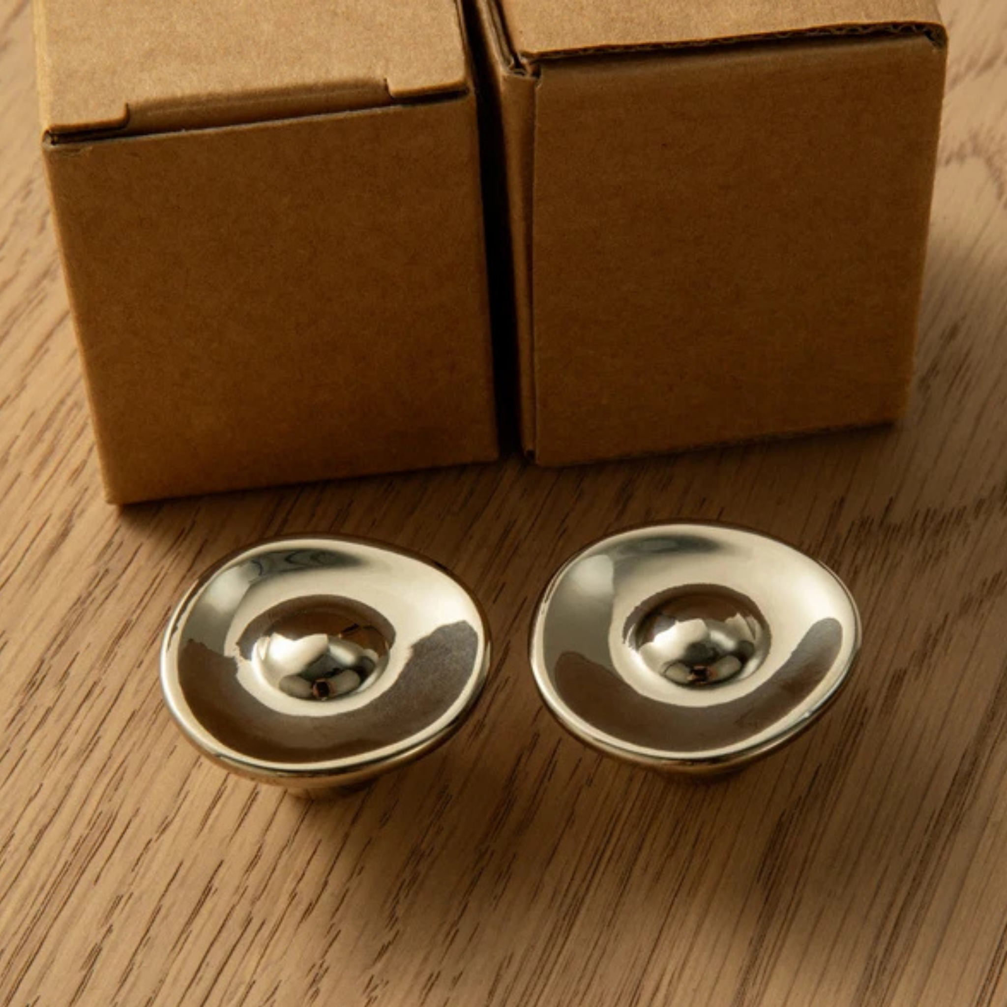 Solid Brass Mushroom Cabinet Knob — Nordic Design, Knobs & Handles, Soppla for Cabinets