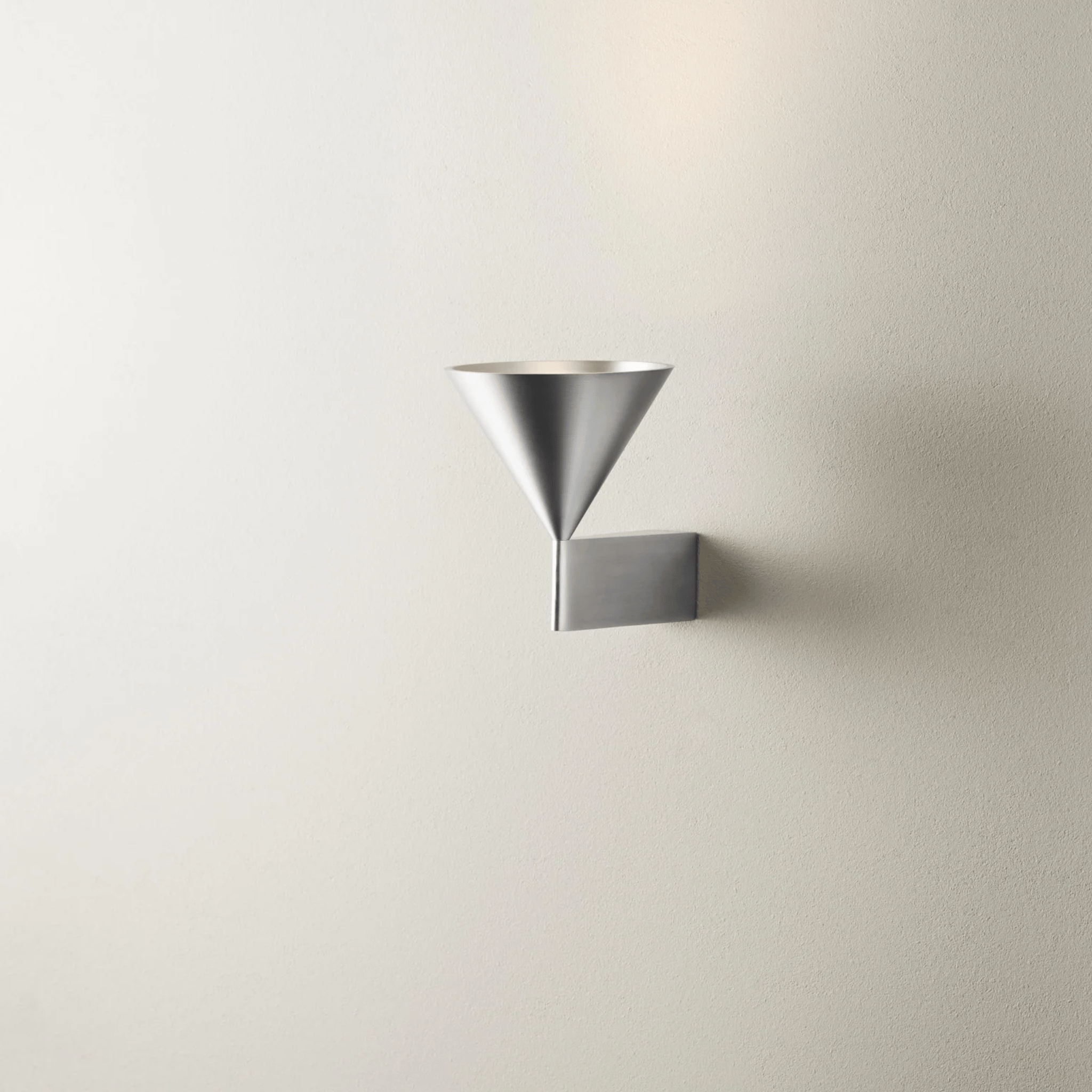 Modern Aluminum Cone Wall Sconce with LED Included, Light Fixtures, Spira Up Down