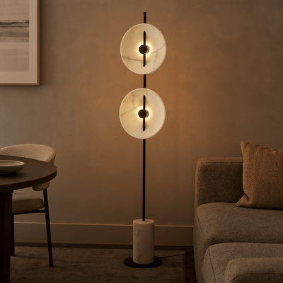 Translation missing: de.Modern Sculptural Marble Floor Lamp Warm LED Light, Lamps, Stava Base 67