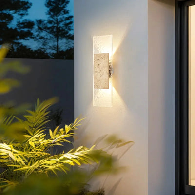 Translation missing: de.Outdoor Stone Wall Sconce IP65 Waterproof 18W LED, Light Fixtures, Steinglo