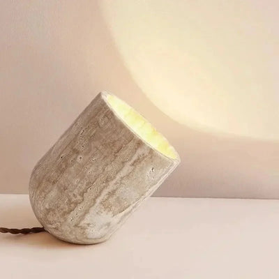 Translation missing: de.Natural Travertine Stone Table Lamp for Living Room, Lamps, Stenvarm Accent