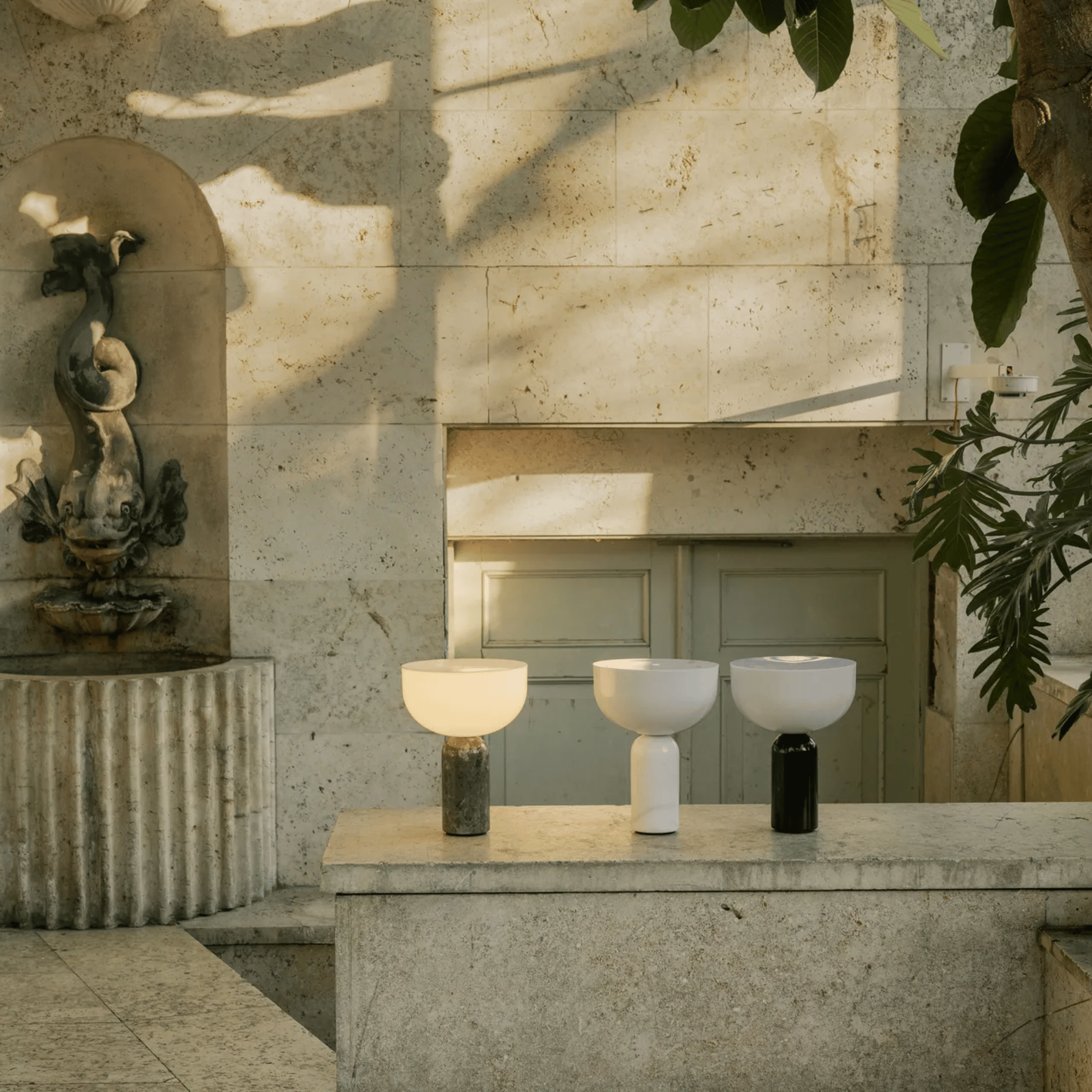 Stenvei Nordic Marble Table Lamp with USB Port, Lamps, Touch Charging