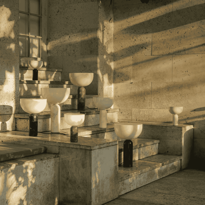 Translation missing: de.Stenvei Nordic Marble Table Lamp with USB Port, Lamps, Touch Charging