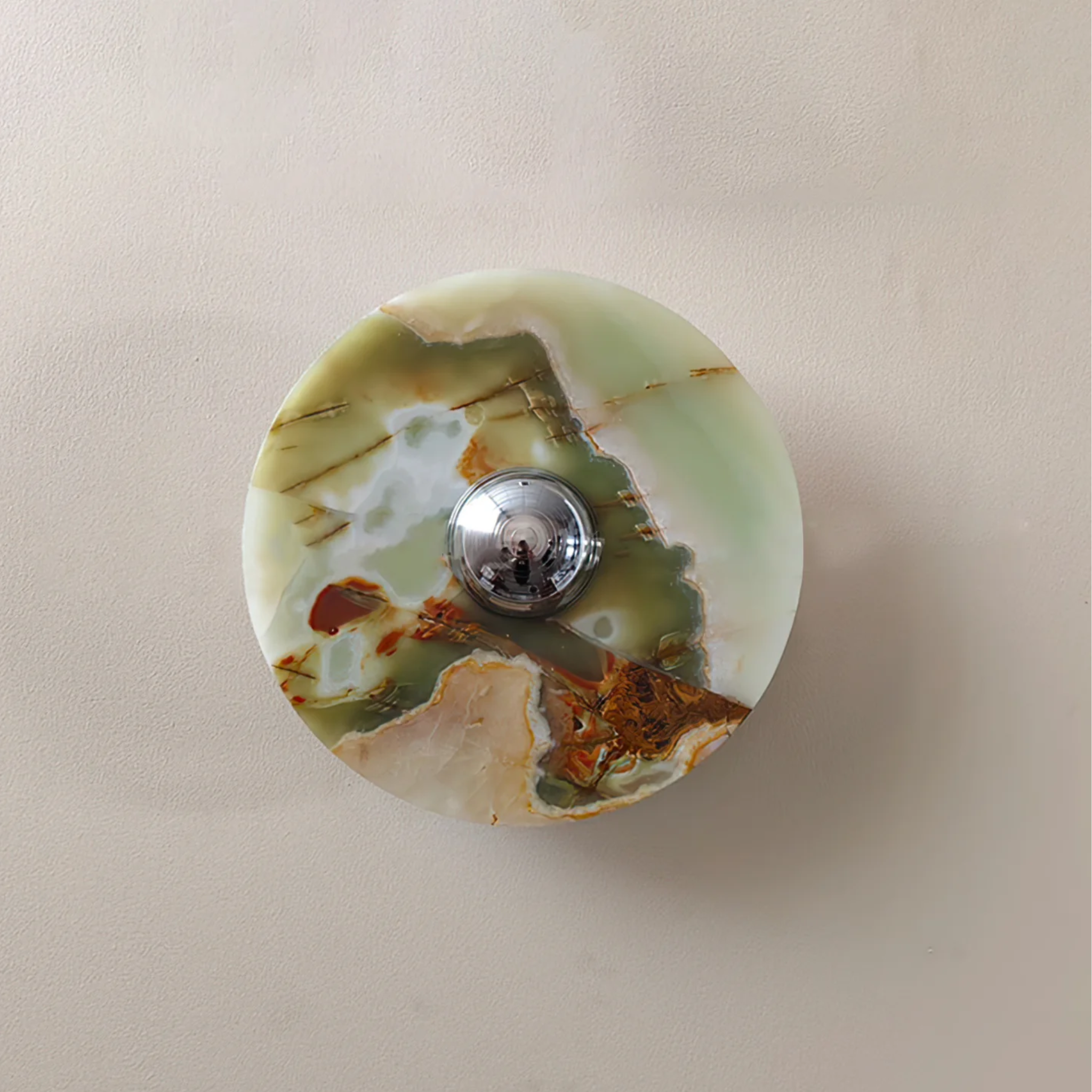 Stenvei Marble Wall Sconce — Warm Nordic Lighting, Light, Fixtures, with Frosted Glass