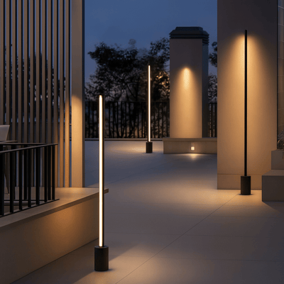 Stiglys Waterproof LED Garden Path Post Light modern stainless steel pathway lighting