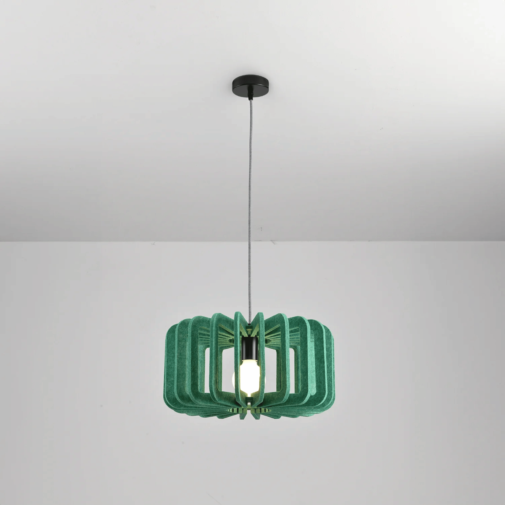 Stilla Acoustic Felt Pendant Light for Modern Spaces, Ceiling Fixtures, Chandelier