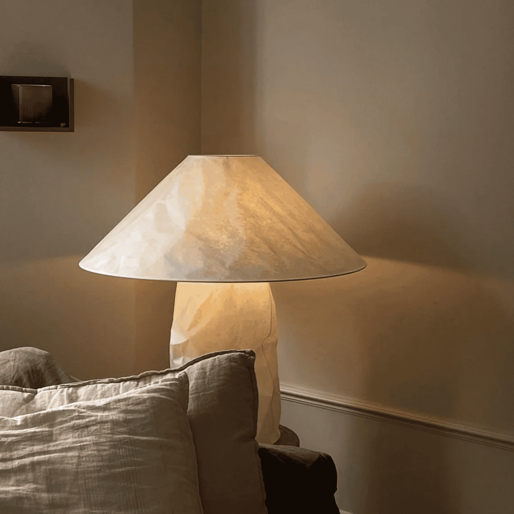 Stilla Nordic LED Paper Table Lamp Wabi-Sabi Style, Lamps