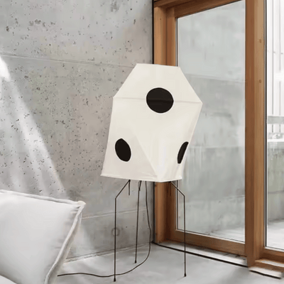 Translation missing: de.Stillvei Rice Paper Floor Lamp Wabi-Sabi Style, Lamps, 57in