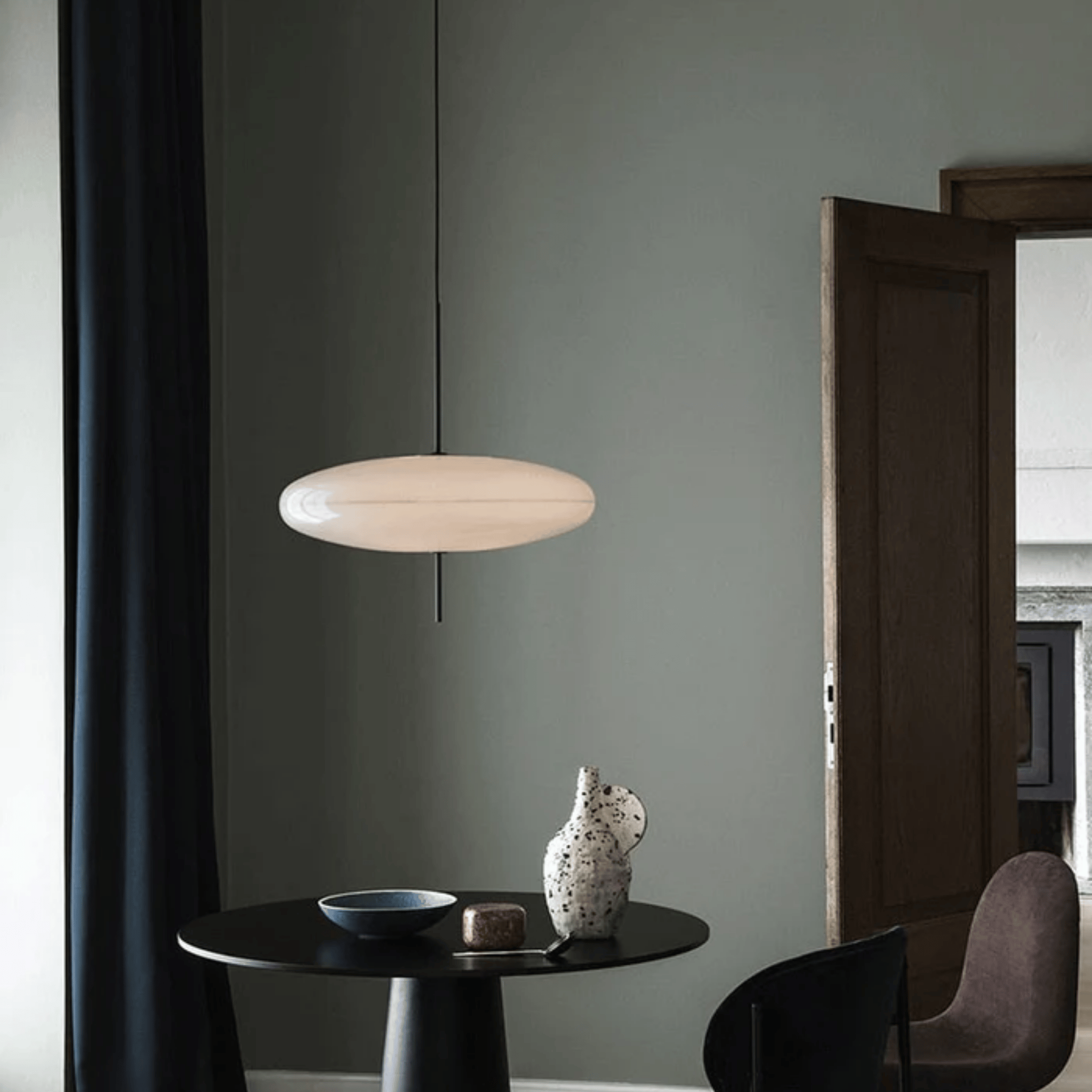 Scandinavian Flying Saucer LED Pendant Light White, Ceiling Fixtures, Svevlys Nordic