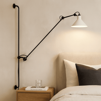 Translation missing: de.Adjustable Swing Arm LED Wall Sconce | Iron Light, White / Cold, Fixtures, Svinga
