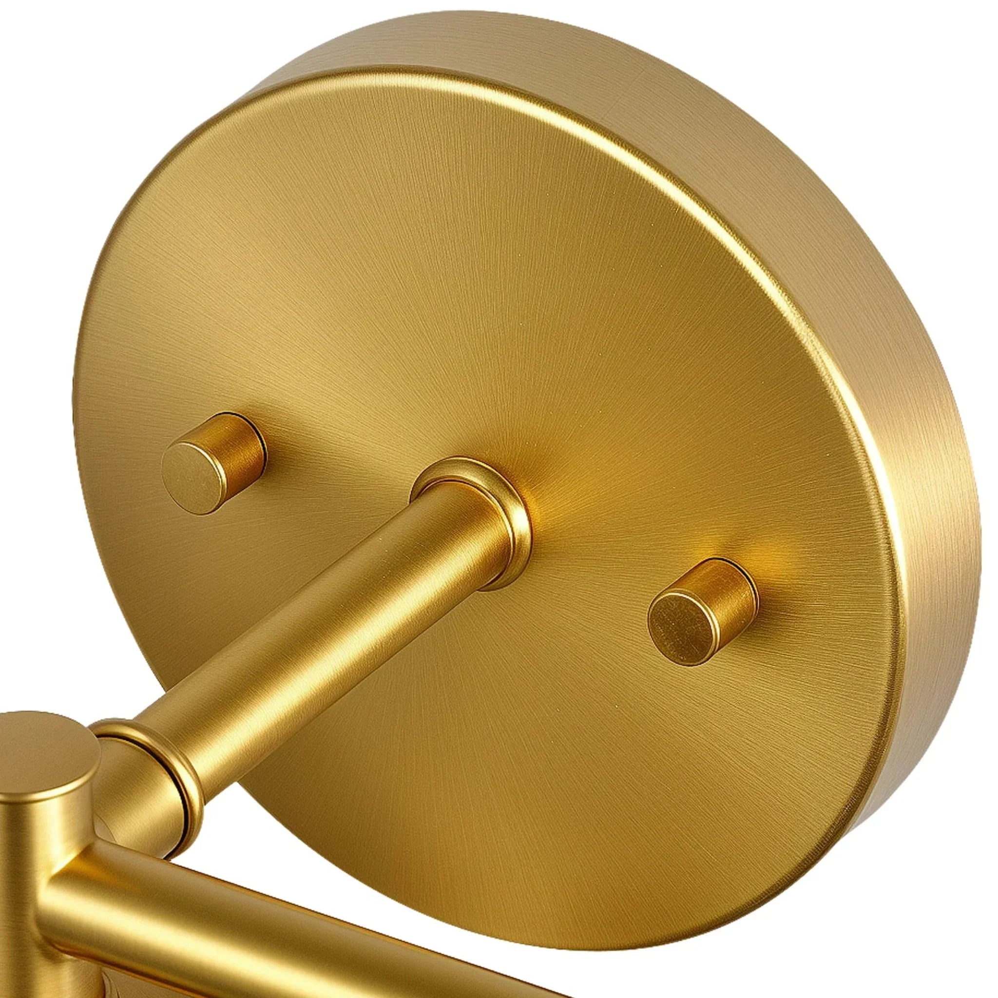 Trekule 3-Light Glass Globe Vanity Wall Light Gold, Fixtures