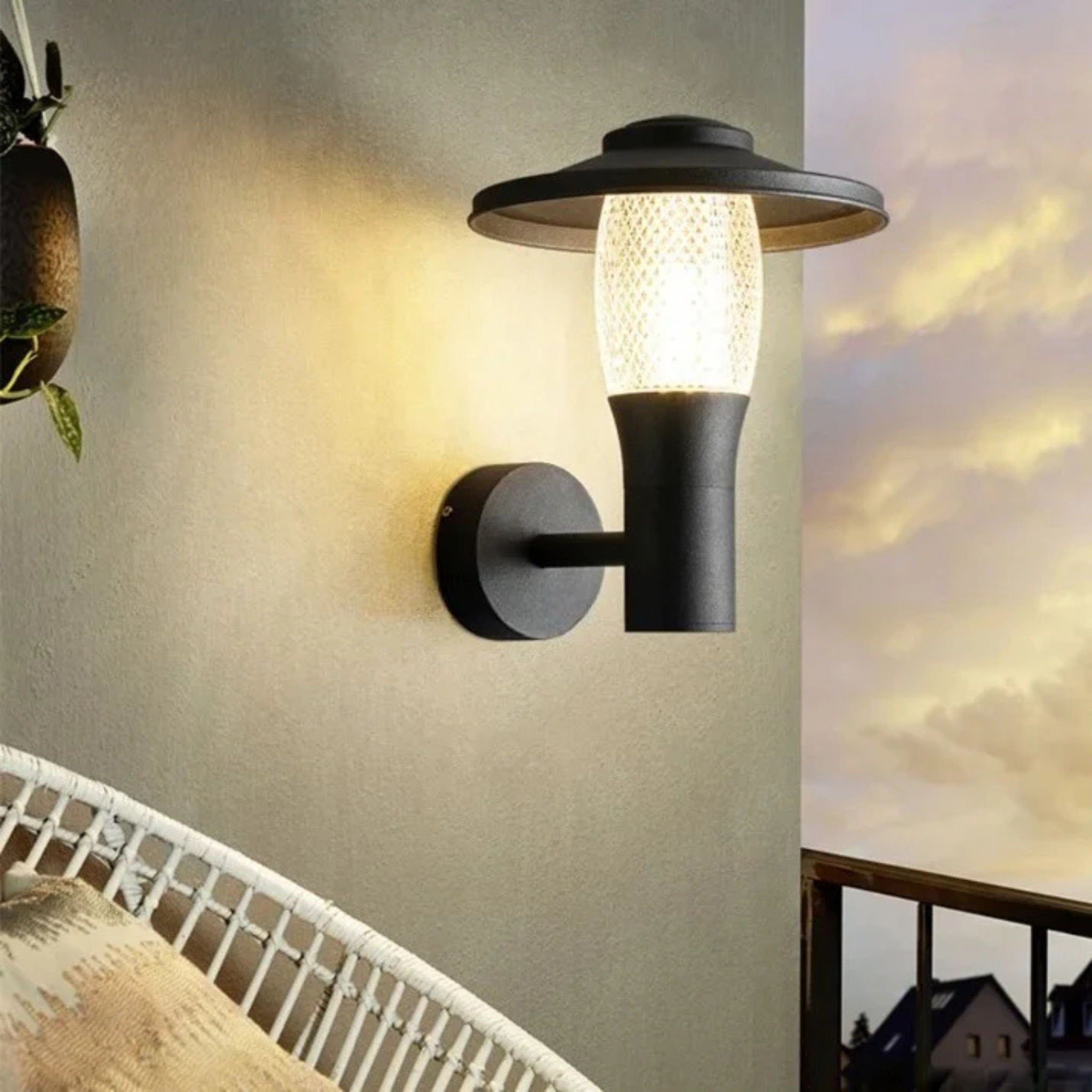 Modern Outdoor Waterproof LED Wall Light by Skonne, Landscape Pathway Lighting, Uteld