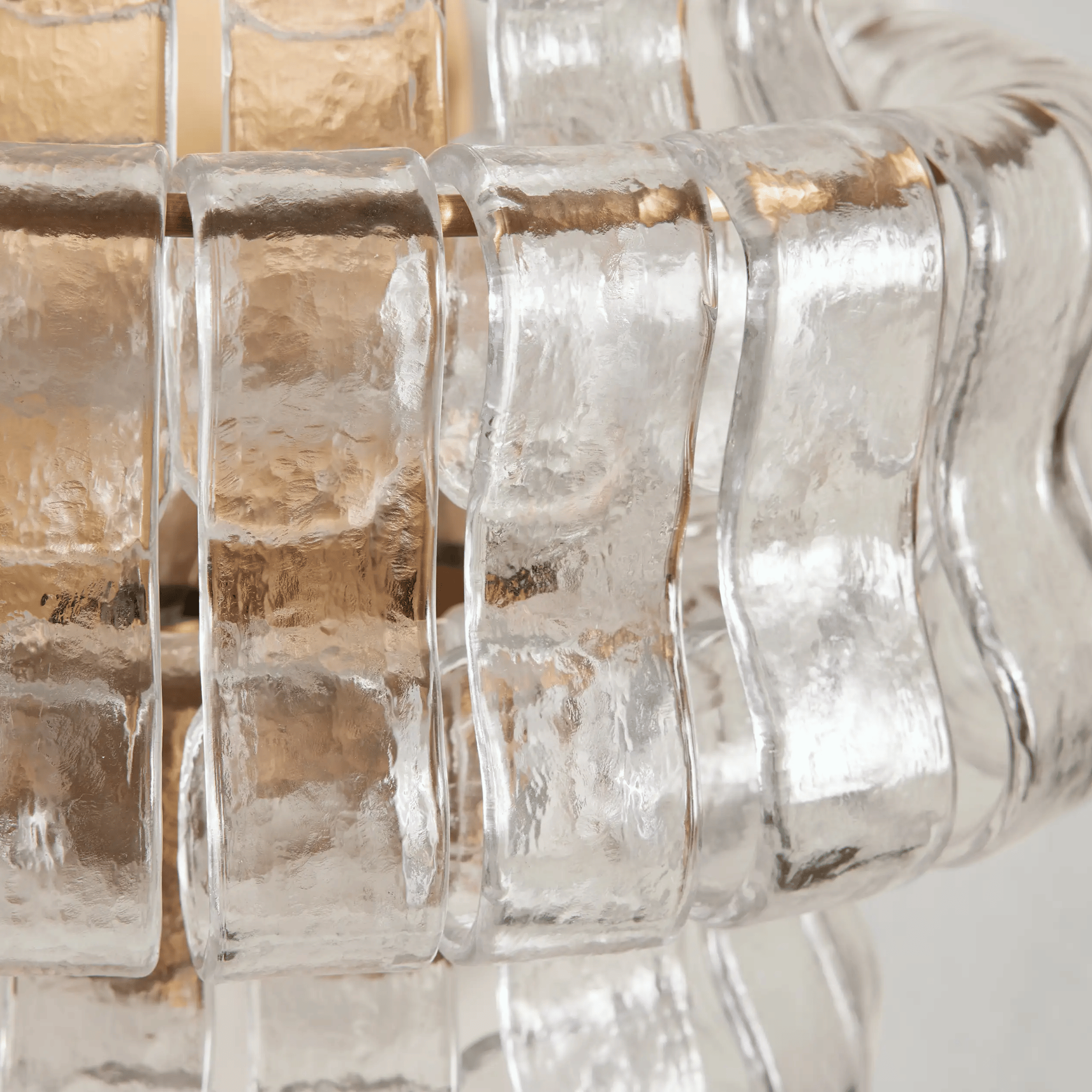 Vågla Dimmable Clear Glass Wall Sconce — 4 Finishes, Light Fixtures, Sculptural