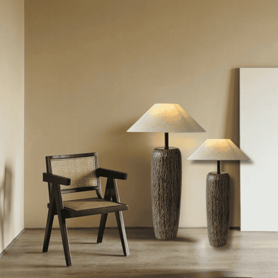 Translation missing: de.Japanese Ceramic Floor Lamp Vintage Nordic Design, Lamps, Vasten Artisan