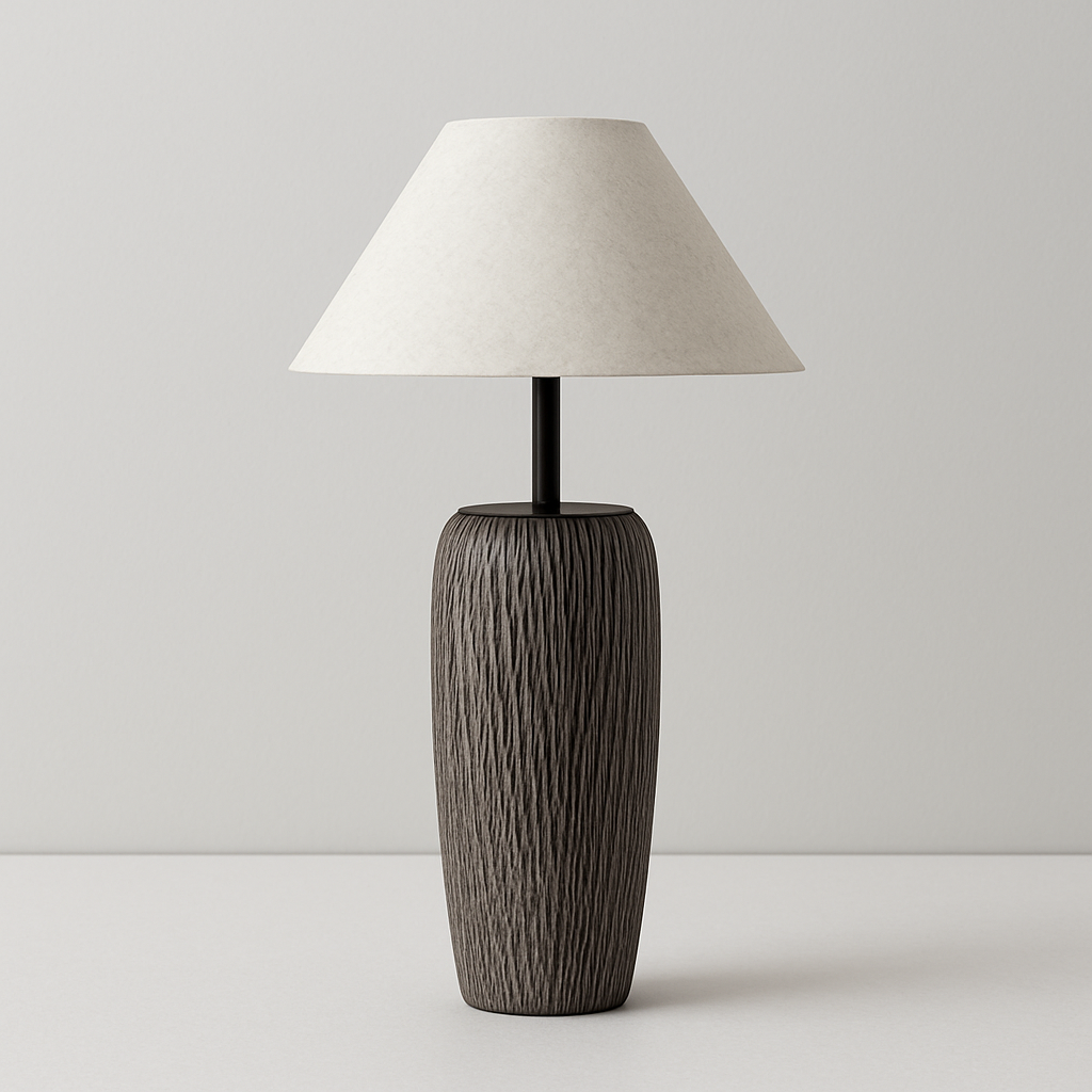Japanese Ceramic Floor Lamp Vintage Nordic Design, Small, Lamps, Vasten Artisan