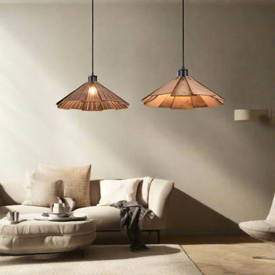 Translation missing: de.Walnut Wood Pendant Light - Scandinavian Minimalist, Ceiling Fixtures, Vedra Natural Nordic