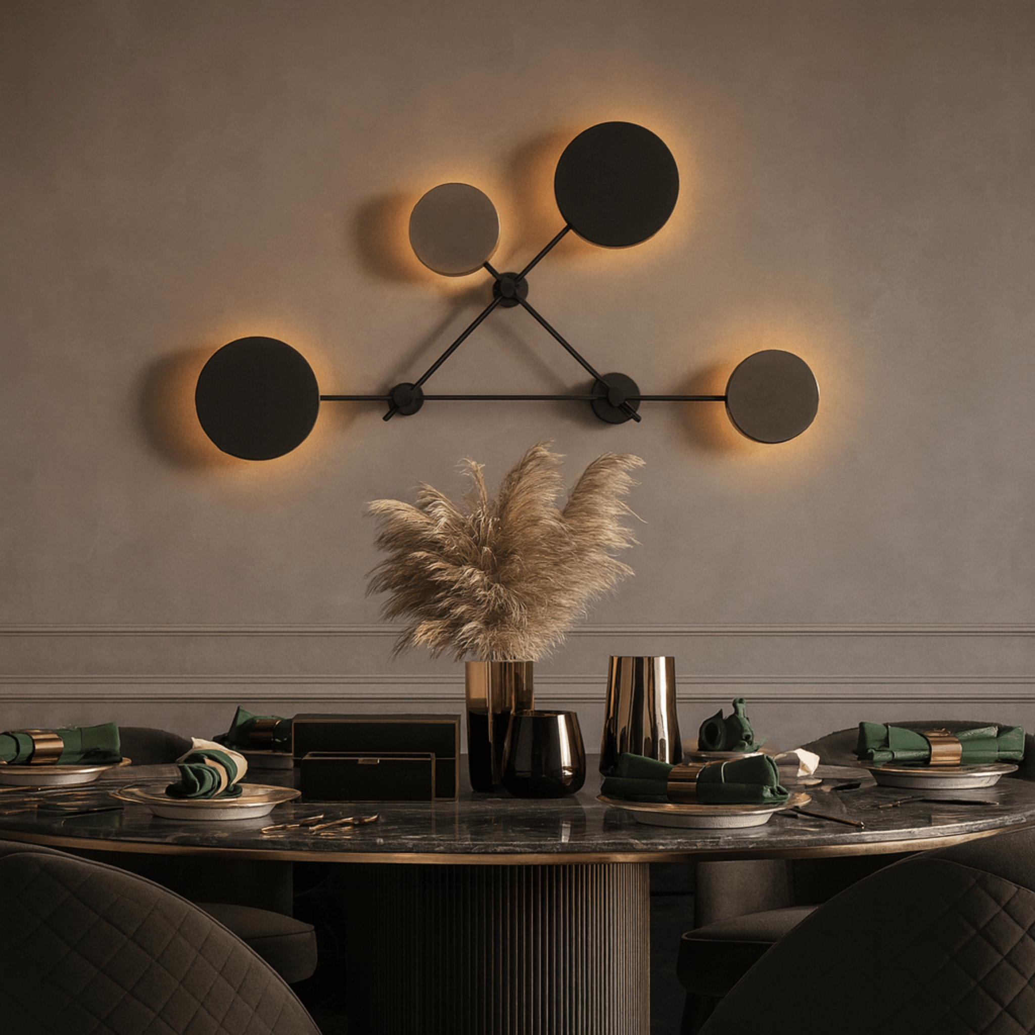 Vindla Geometric LED Wall Lamp – Nordic Minimal, Light Fixtures, Design